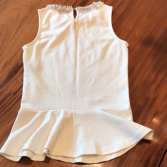 Zara Basic White Jeweled Small - Picture 4 of 8